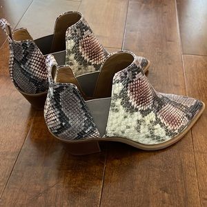 Dolce Vita Snakeskin Boots